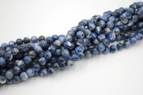Sodalite Gemstone Beads, 8mm, Round